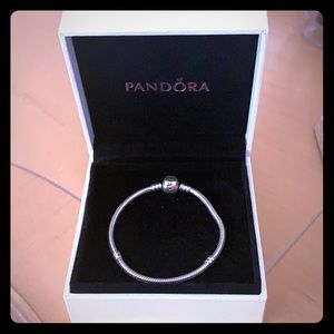 Silver pandora bracelet